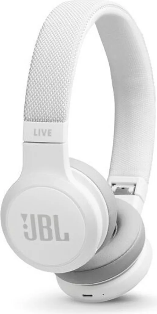 Casque audio sans fil JBL LIVE 400 Blanc - Écouteur pliable avec assistant