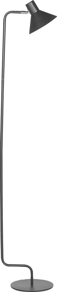 BELIANI Stehlampe Schwarz Eisen 154 cm Kegelform Rund Matt mit Kabel Schalter Verstellbarer Schirm Modern für Schlafzimmer Büro Wohnzimmer Esszimmer