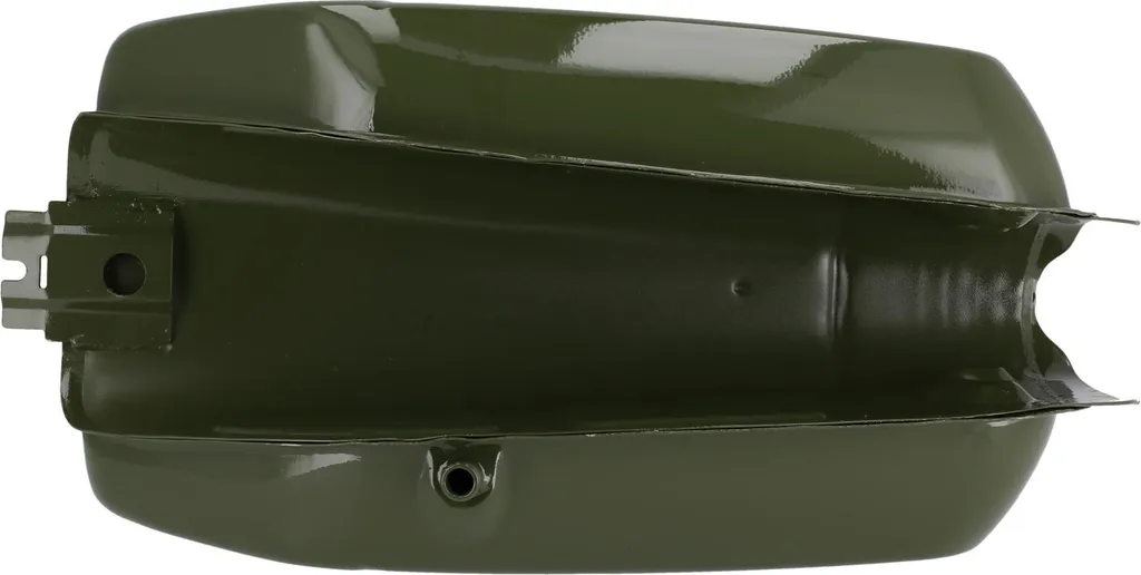 Réservoir Simson S53 RAL 6003 vert olive - Finition acier robuste - 6