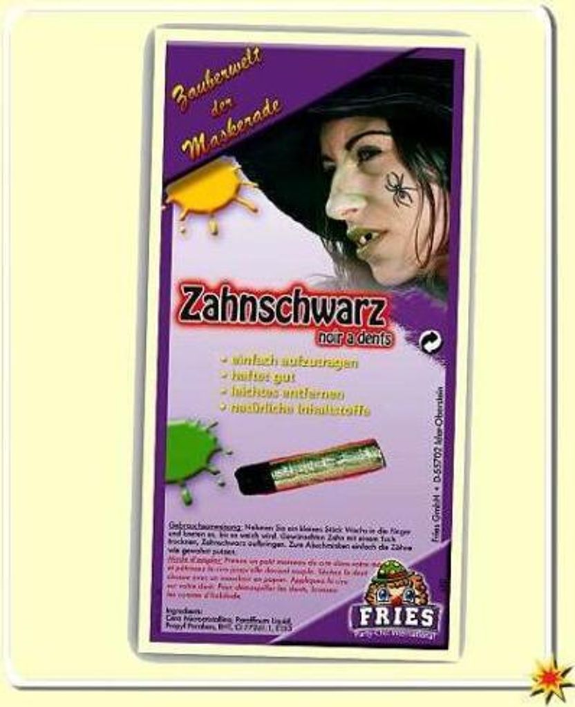 FRIES&SÖHNE Zahnschwarz Sb 0 0 0 Produktbild 
