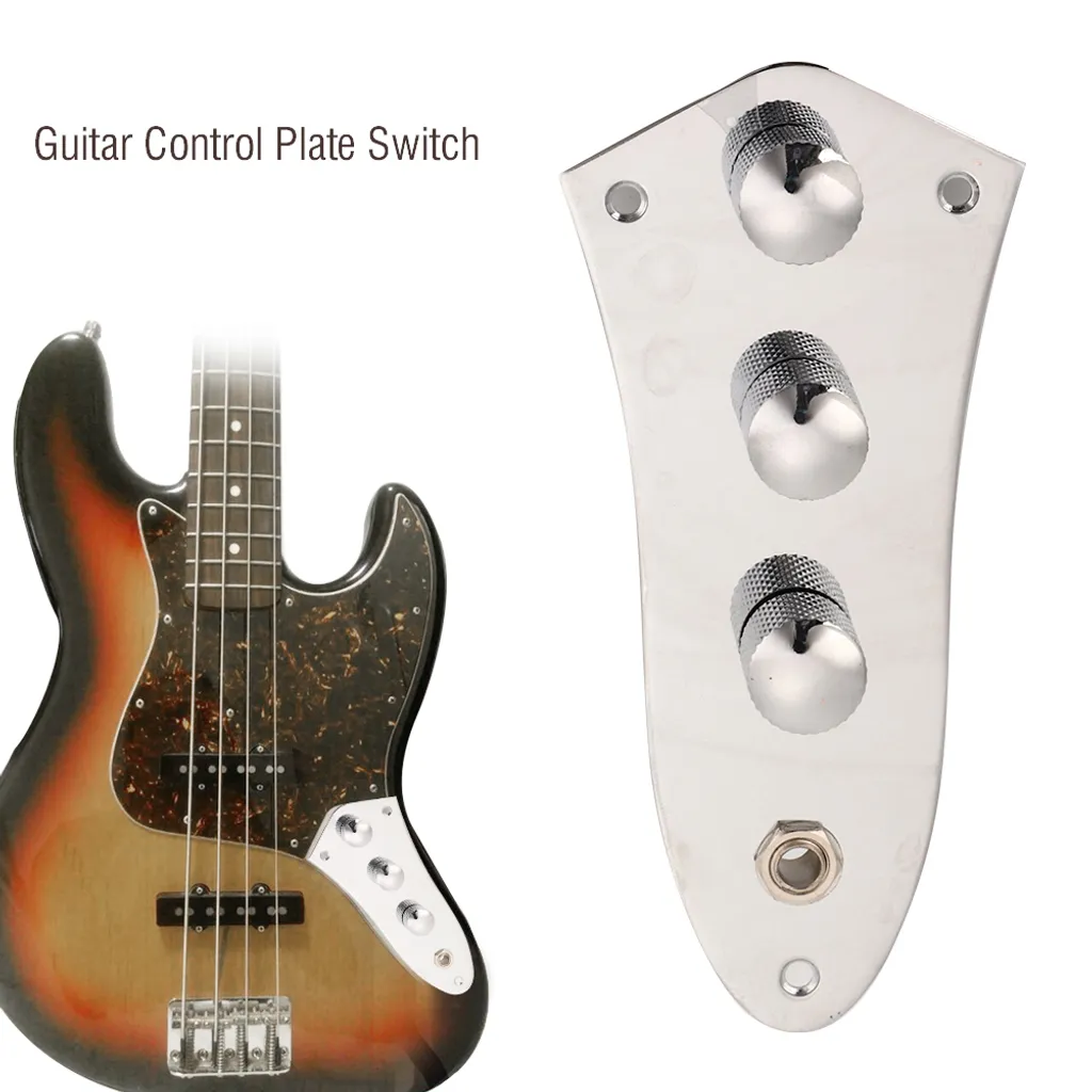 Piastra di controllo per chitarra, interruttore per piastra di controllo per chitarra, piastra di controllo per chitarra cablata, piastra di controllo per chitarra elettrica, accessori per chitarra elettrica - 5