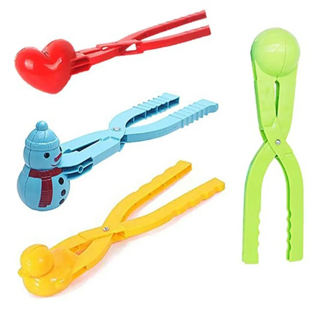 Moule à neige pour enfants - Kit de pinces à boules de sable et neige