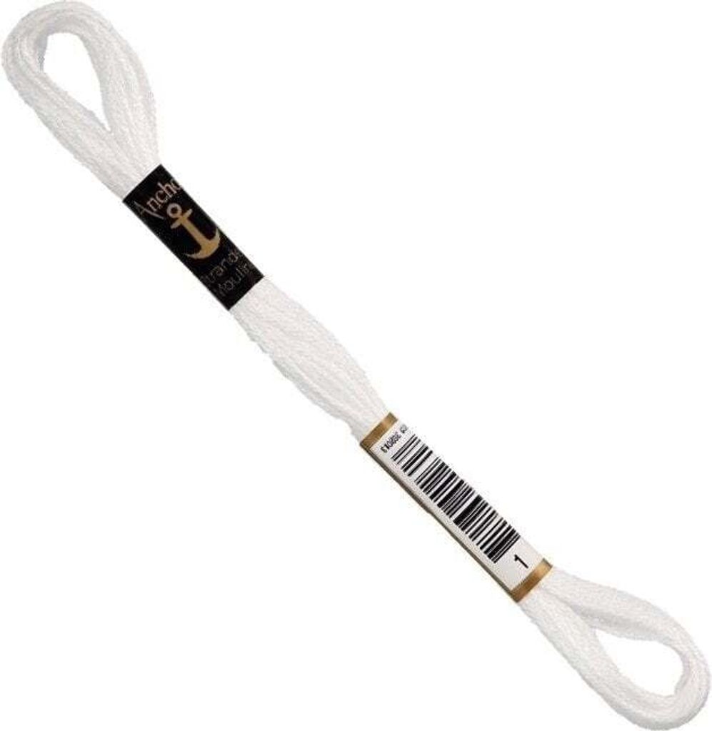 Fil à broder Anchor 4635000-00001 blanc pur Fil à broder, Image du produit 