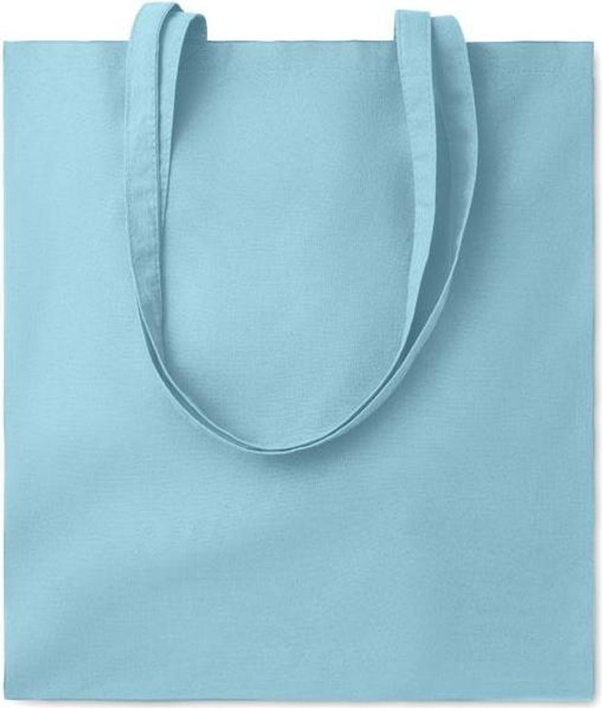 MidOcean - Einkaufstasche "Baumwolleel Colour ++", Baumwolle MO983 (Einheitsgröße) (Babyblau)