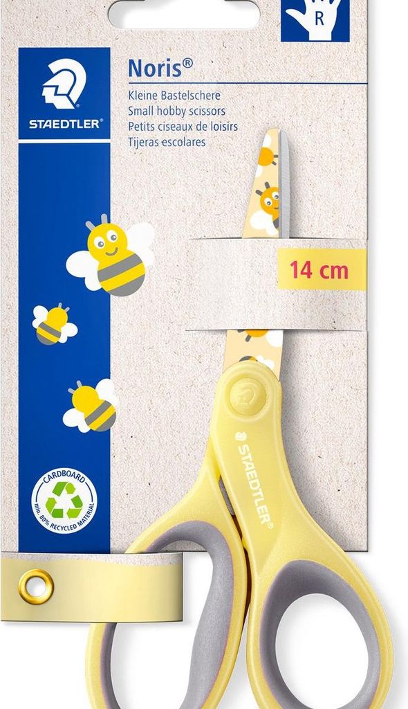 STAEDTLER Schere Noris 14cm farblich sort. Kartonkarte Produktbild 
