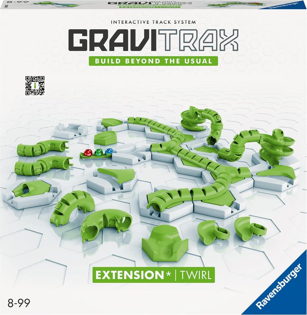 Ravensburger GraviTrax Extension Twirl 22435 - GraviTrax Erweiterung für Deine Kugelbahn - Murmelbahn und Konstruktionsspielzeug ab 8 Jahren, Grav...