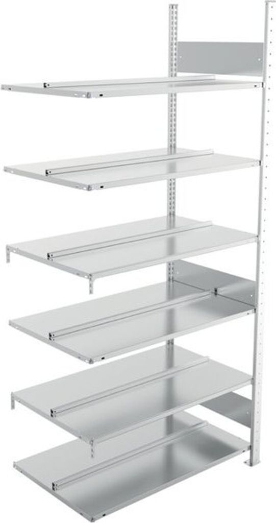 S3 Büro Steck Compact AR 2200 x 1000 x 600 vzk kpl. mit 6 Böden ohne Abdeckboden - doppelseitig