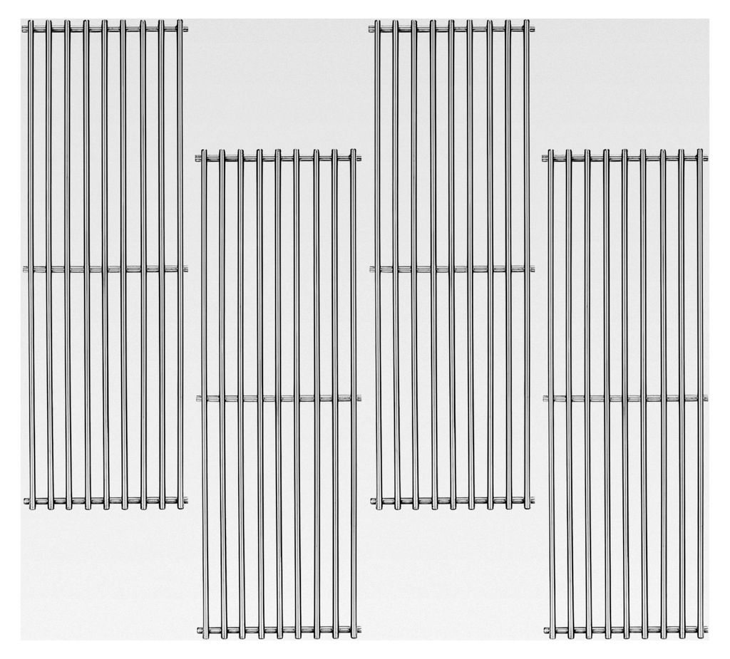 44 cm Edelstahl-Grillroste für Broil King Baron 440, 320, 340, 420, 440, S440, 490, S320 und Huntington