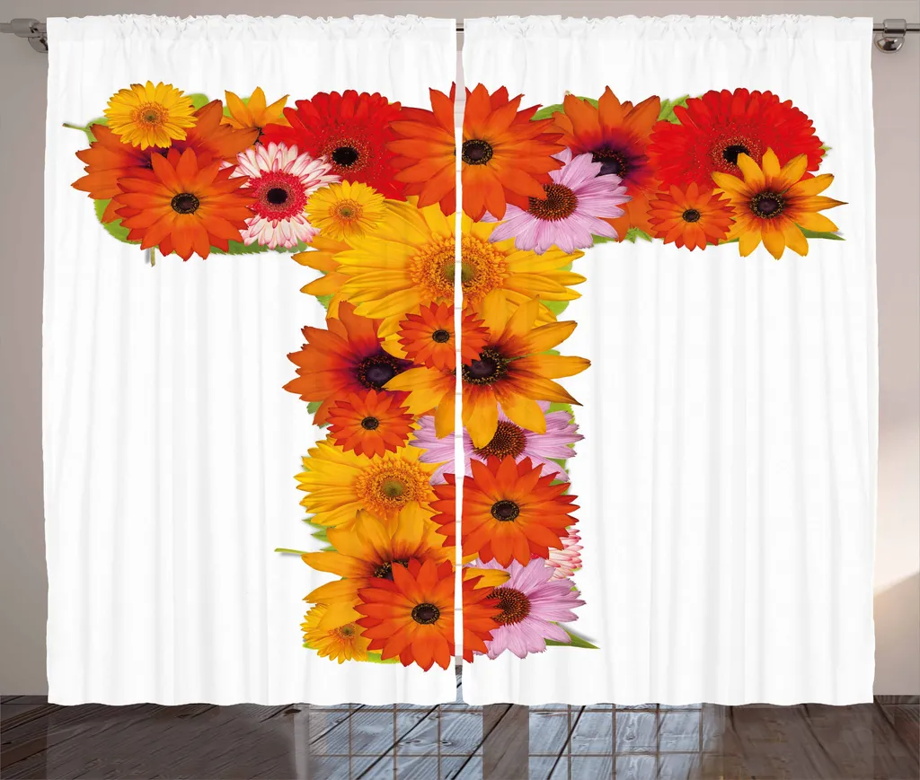 Tenda Lavabile ABAKUHAUS Lettera T 280x175cm - Ideale per Famiglie