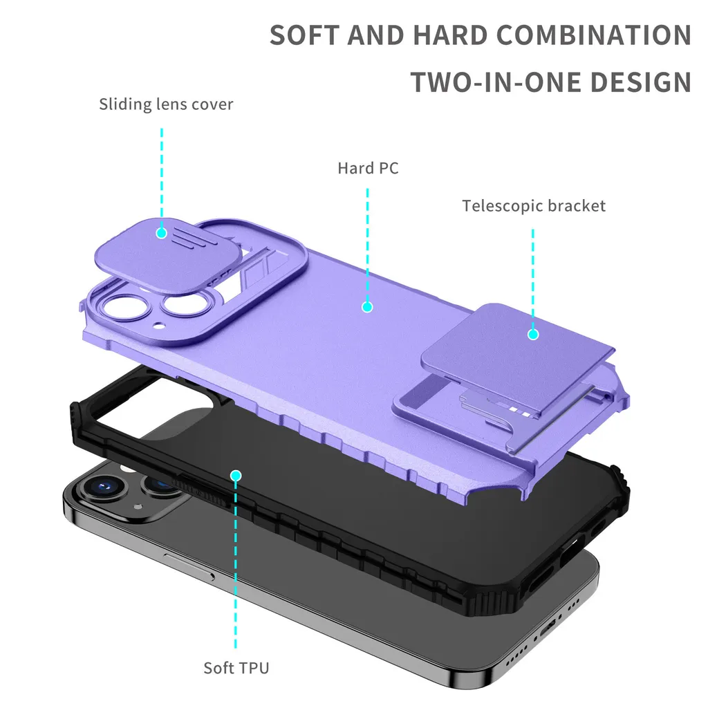 Cover S21 FE 5G Viola Urban Style: Protezione Militare e Design Functional - 3
