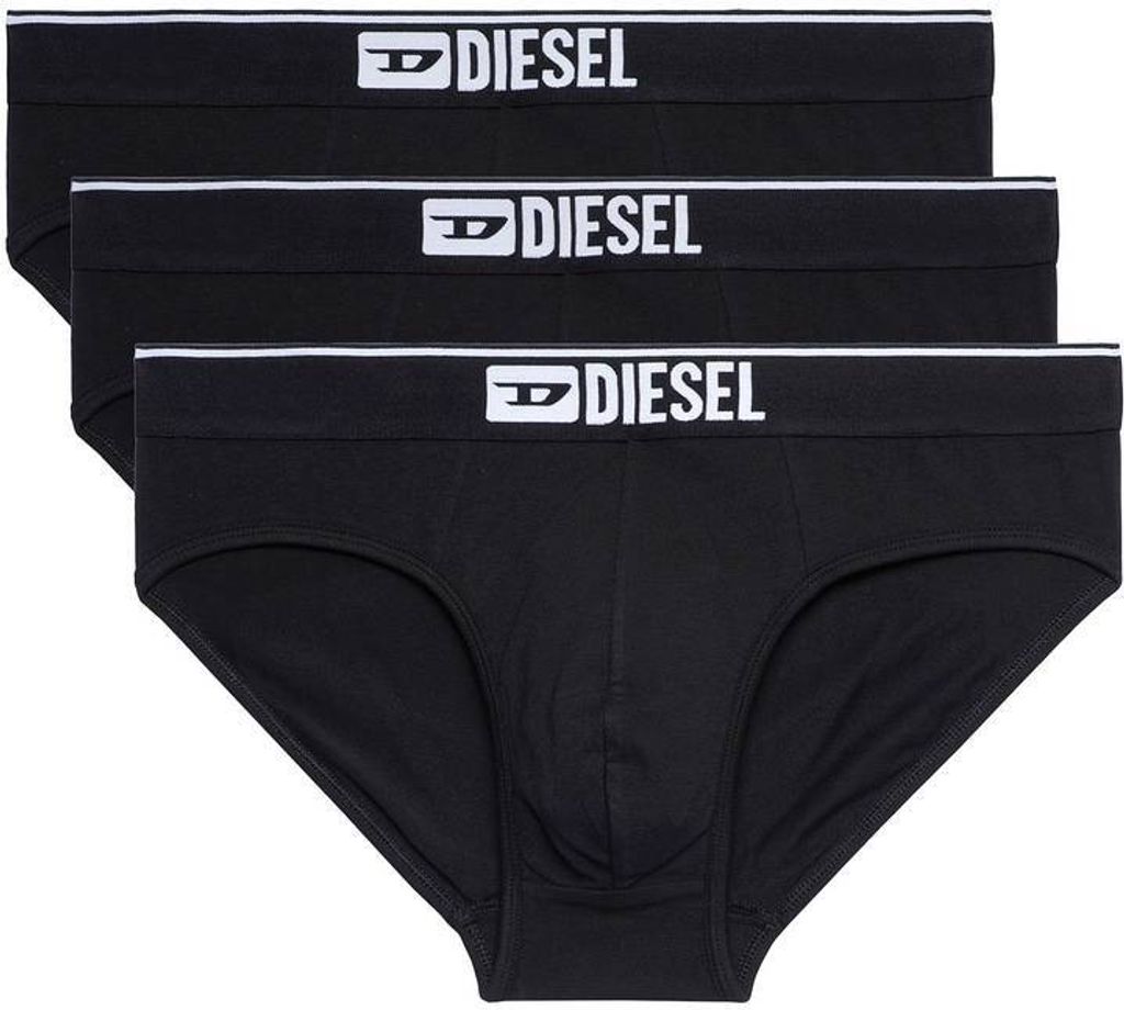 Diesel 3 Pack Andre Briefs, Schwarz L
