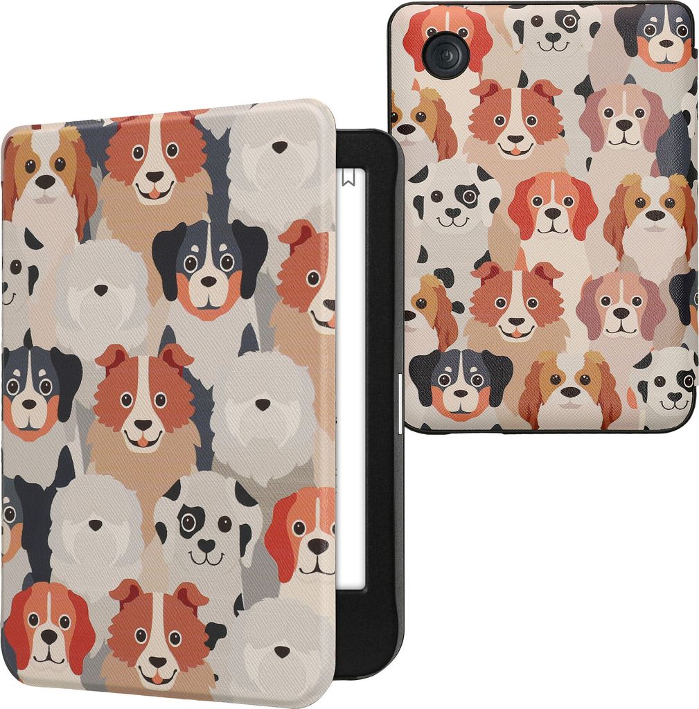 kwmobile Schutzhülle für Kobo Clara BW / Clara Colour / Tolino Shine (5) / Shine Color Hülle - eReader Flip Case mit Auto Sleep Funktion - Viele...