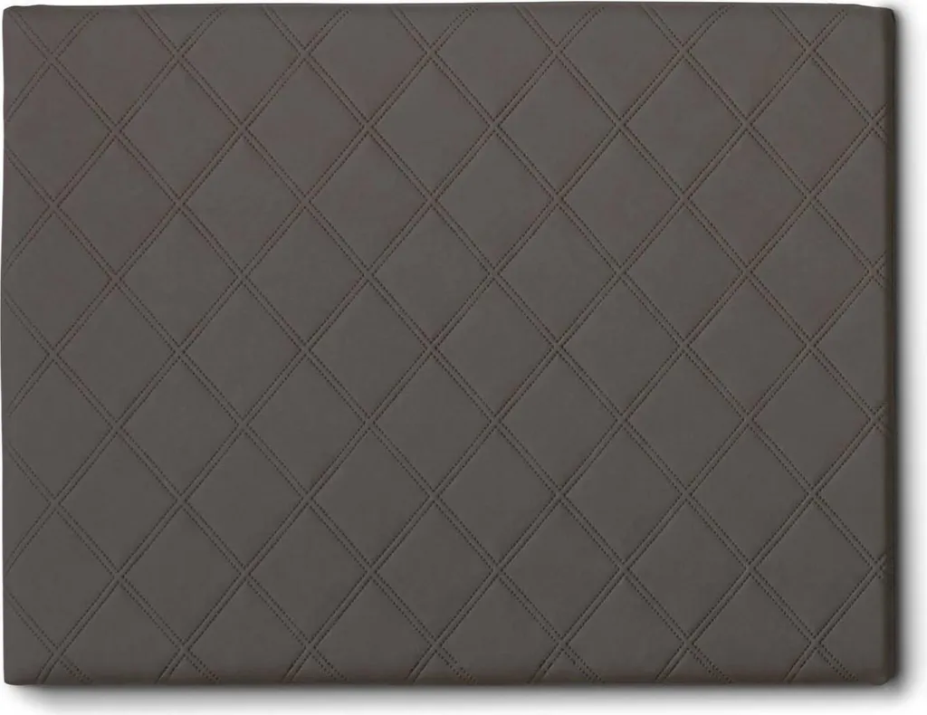 Tête de lit rembourrée grise 90x5cm Arak de fabrication italienne haut de gamme