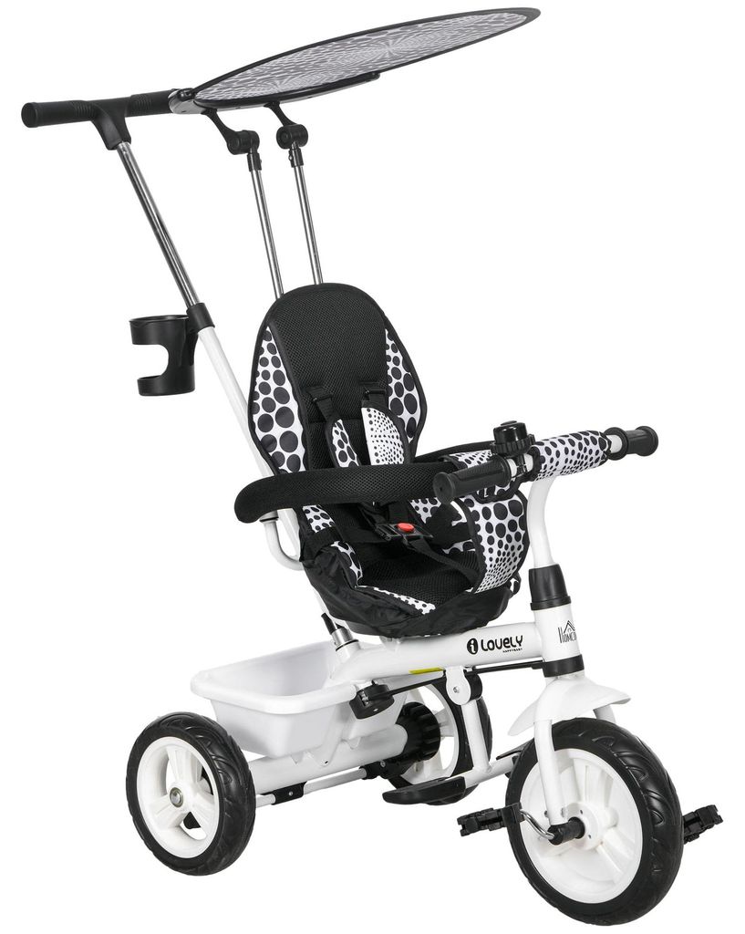 Dreirad HOMCOM 6-in-1 mit Schubstange für 9 Monate bis 25 Produktbild 