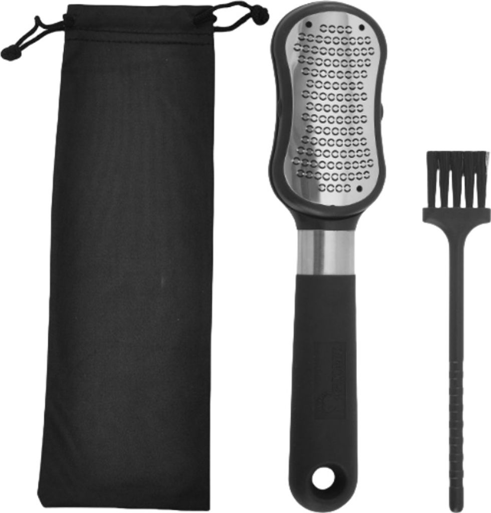 INF Edelstahl-Fußfeilen-Set für glatte Füße