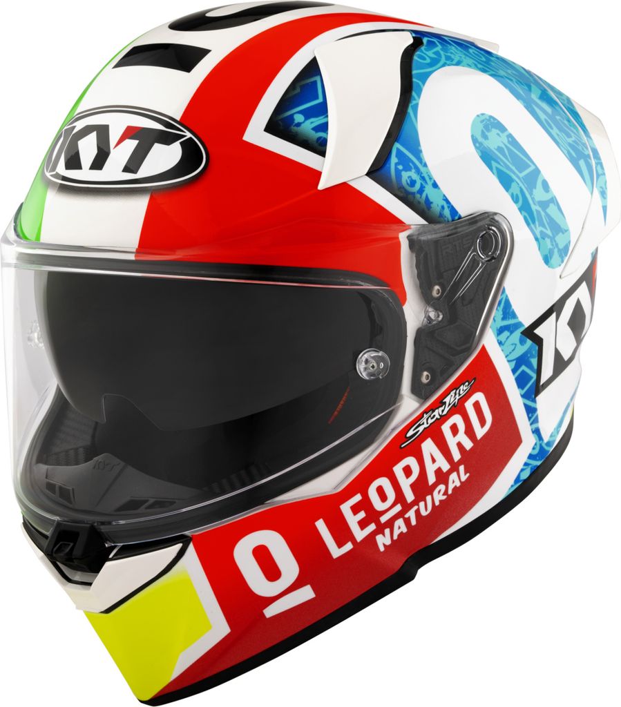 KYT R2R Max Foggia Misano 2021 Replica Helm, mehrfarbig, M (57/58)