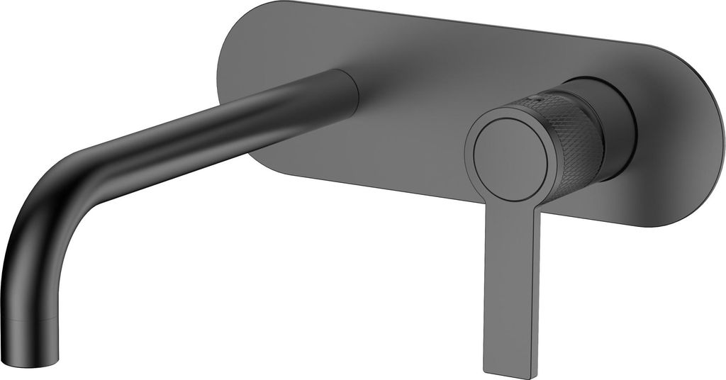 Wand-Waschtischarmatur Aurea Gunmetal Unterputz