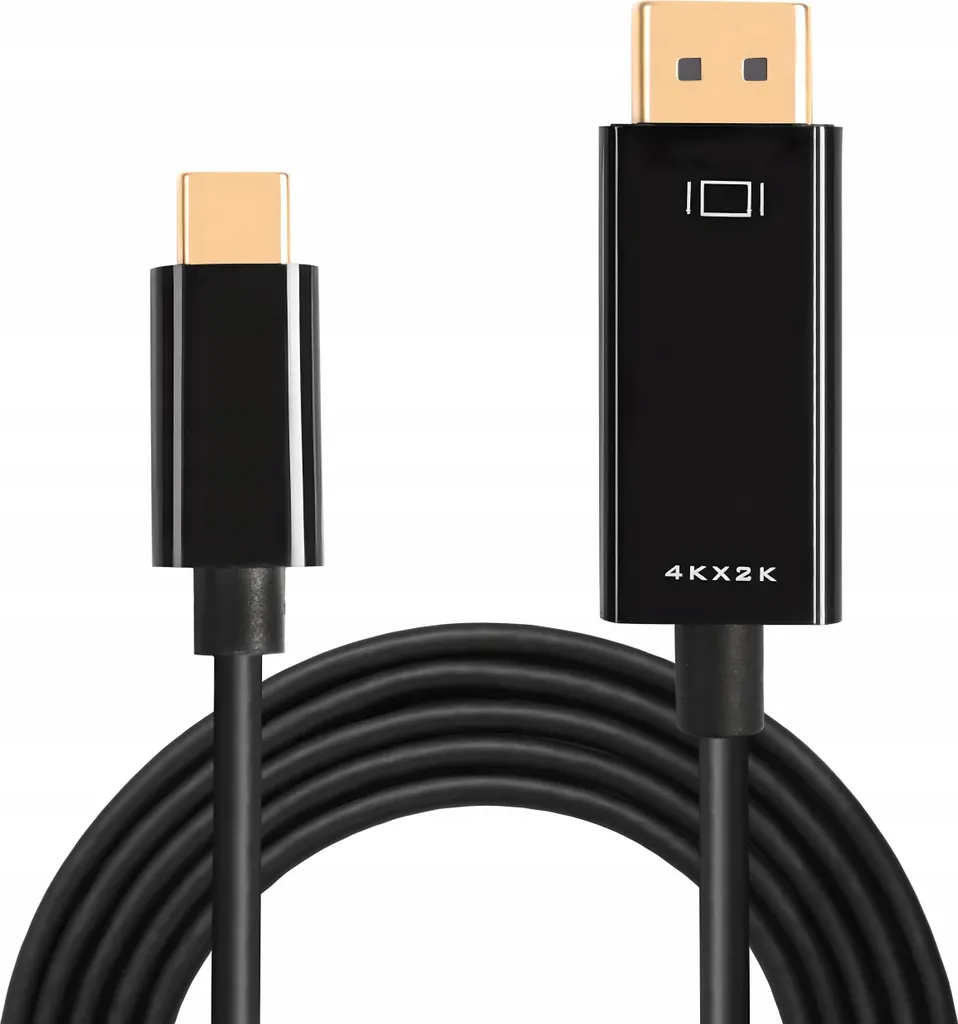 Câble USB C vers DP 4K 60Hz Ultra HD - Thunderbolt 3 Longueur 1,8 m