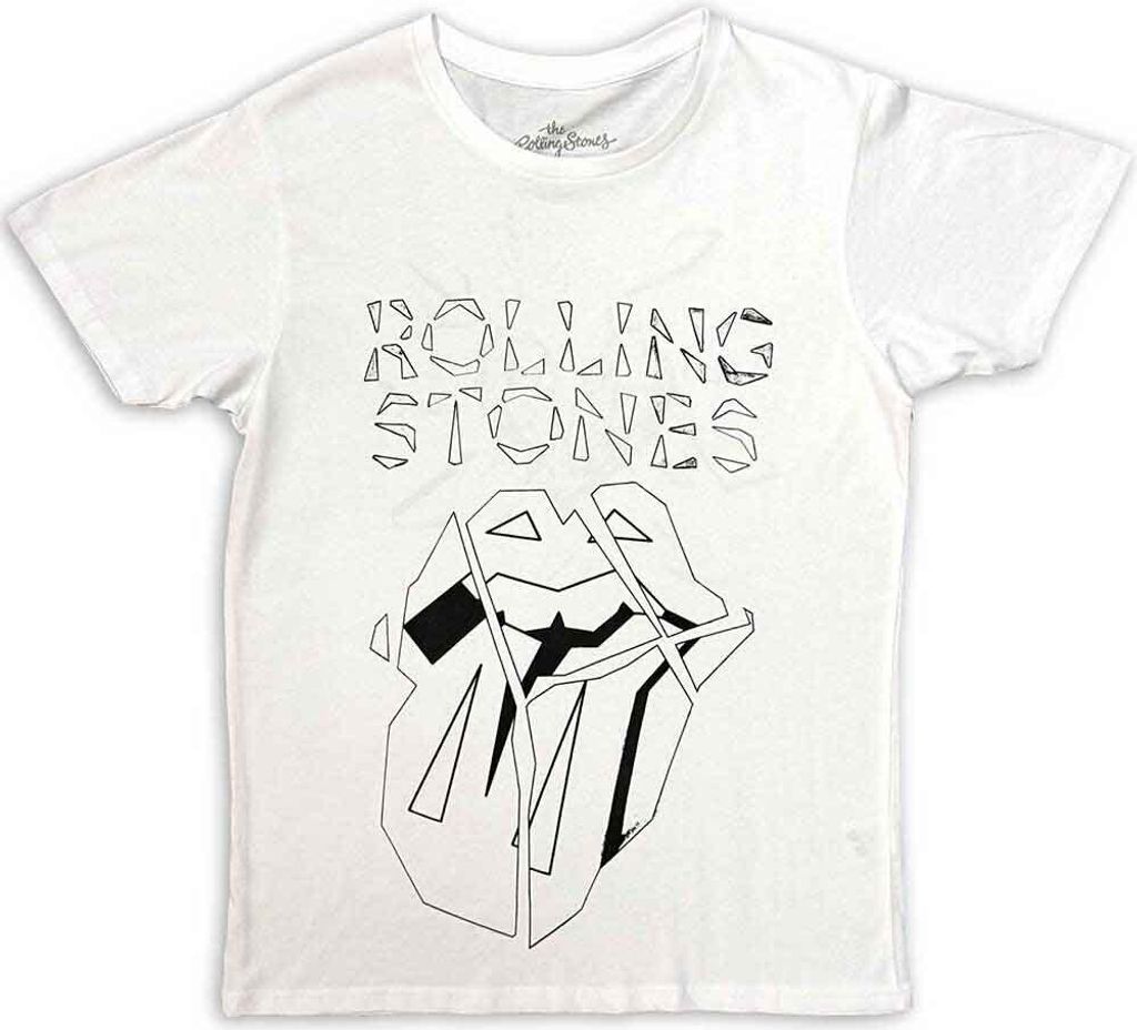 The Rolling Stones - "Hackney Diamonds" T-Shirt Logo für Herren/Damen Uni RO9410 (XL) (Weiß)