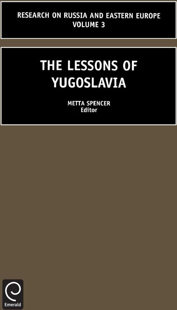 The Lessons of Yugoslavia, 3