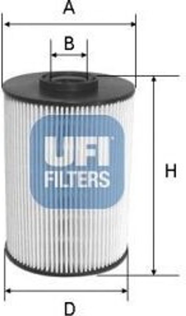 Kraftstofffilter UFI 26.037.00 passend für PEUGEOT 407 SW (6E) Filtereinsatz