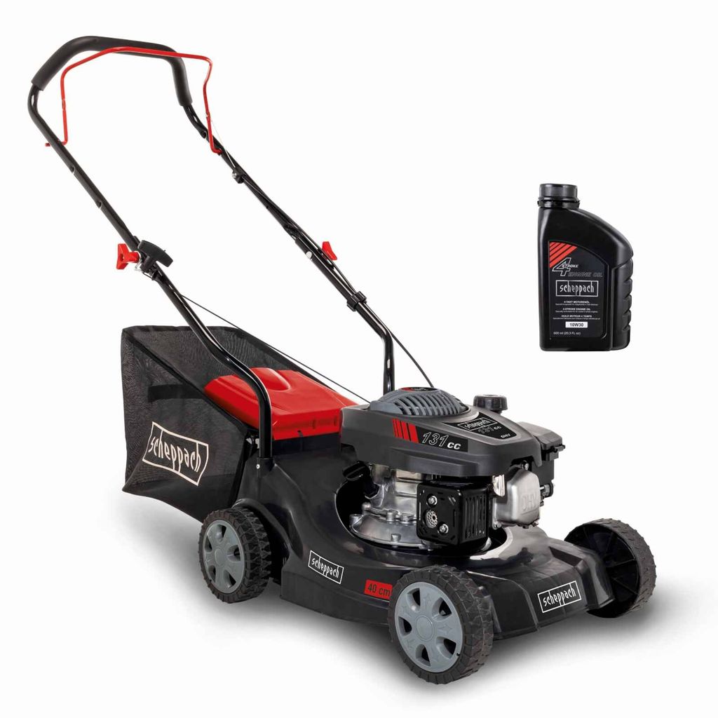 Scheppach Rasenmäher Benzin MP132-40 inkl. Öl | 3,3 PS Produktbild 