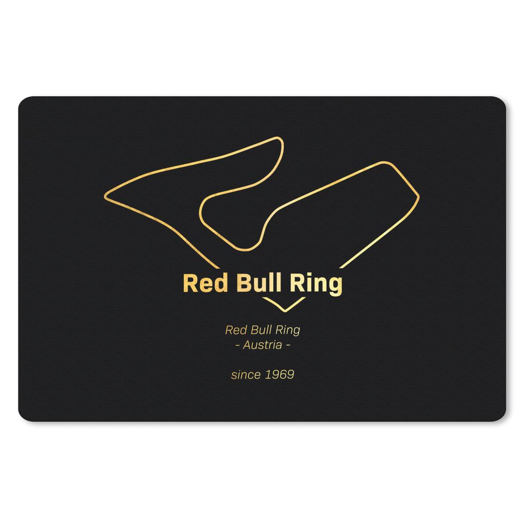 MuchoWow Mauspad Mousepad Red Bull Ring - Formel 1 - Rennstrecke 27x18 cm - Mousepads - Maus Mat - Pad - Mausunterlage - Büroartikel - Desk Matten