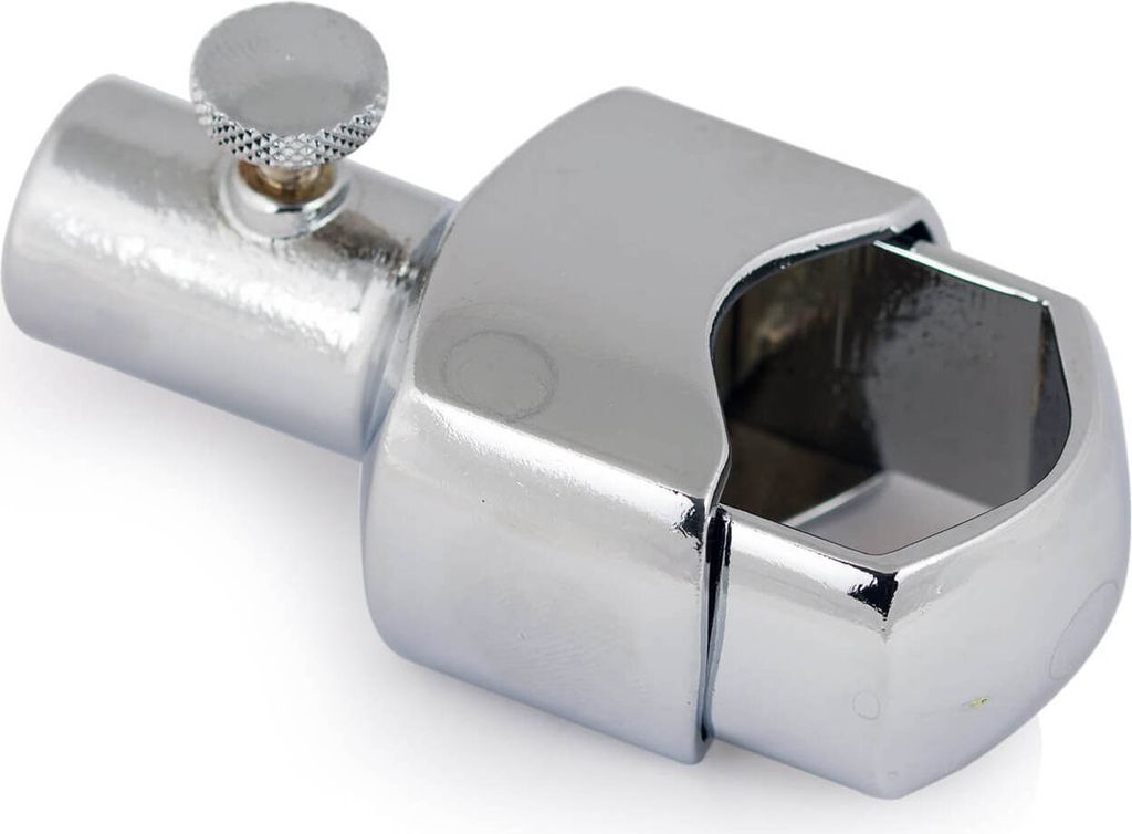 Flaggenstockhalter für 20 mm Flaggenstöcke, Halter Messing zur Befestigung an einer Reling von 22 bis 25 mm