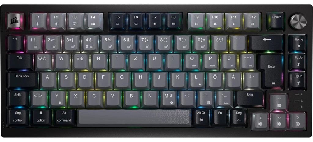 CORSAIR K65 Plus Tastiera da gioco RGB senza fili, 75%, Immagine del prodotto 