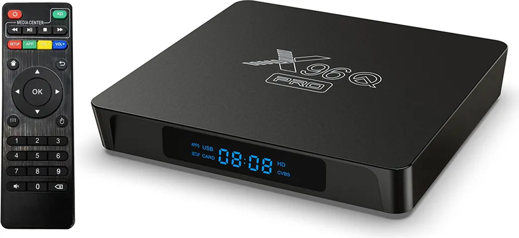 Smart TV Box 4K X96Q PRO Android 10 WiFi 5G Allwinner H313 1/8GB