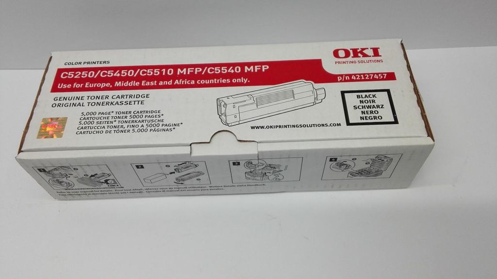 OKI 42127457, 5000 strany, Čierna, 1 kusov Obrázok produktu 