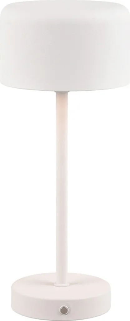 Jeff RL lampada da tavolo ricaricabile LED integrato bianco touch