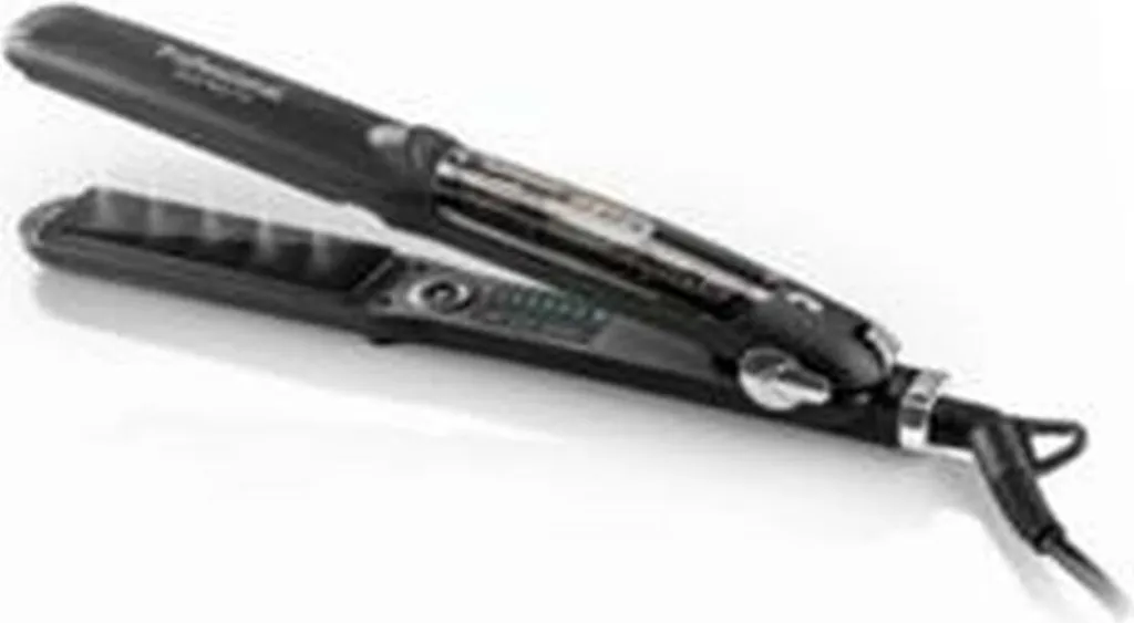 Fer à lisser plaques larges Haeger noir, revêtement anti-frisottis intense