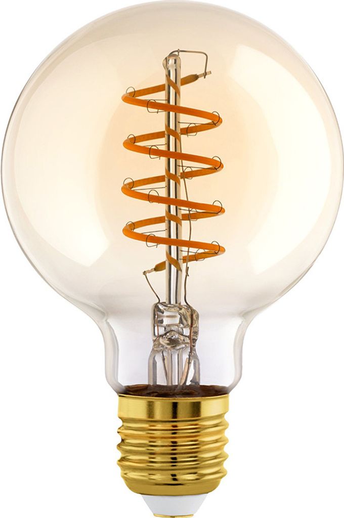 Eglo LED Spiral Filament G95 Globe 4W E27 Gold 245lm extra Produktbild 