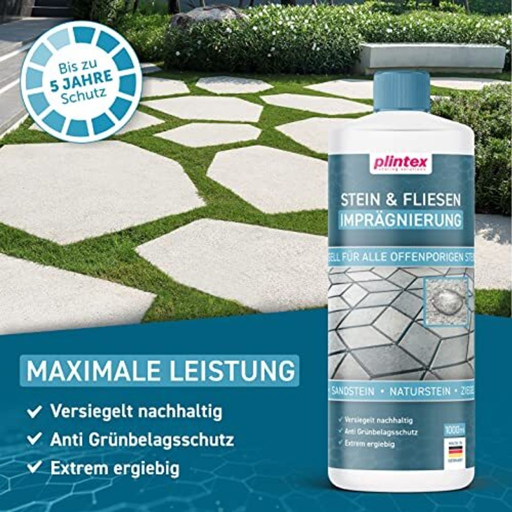 PLINTEX® [1L] Steinimprägnierung Außen & Innen I Stein Produktbild 