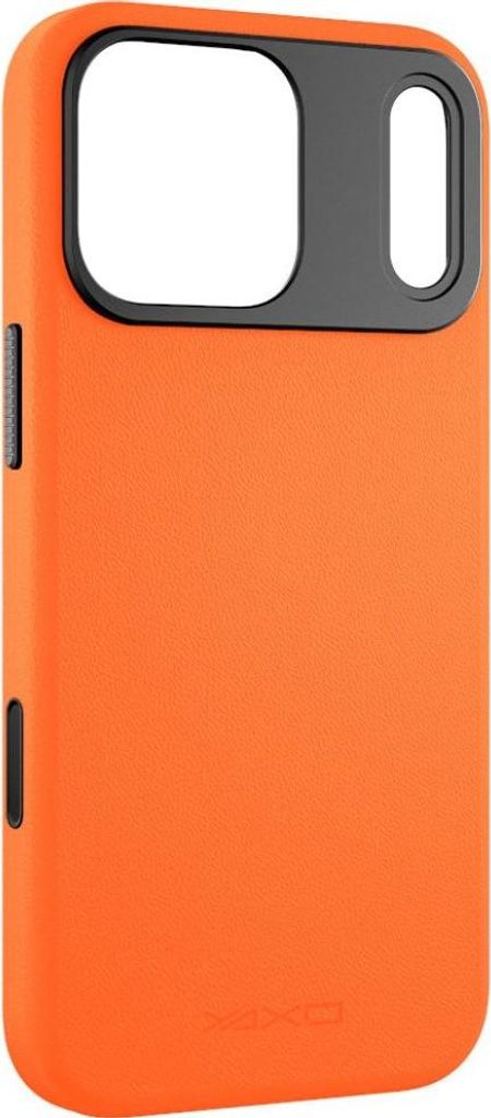Handyhülle für iPhone 17 Pro Max, YAXO Leather Gear Slim Case MagSafe, Orange