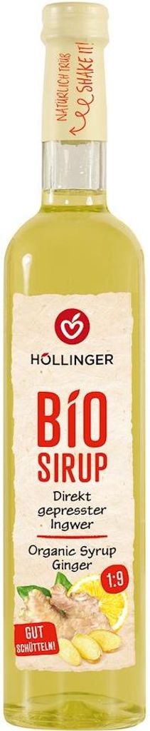 SYROP IMBIROWO - CYTRYNOWY BIO 500 ml - HOLLINGER