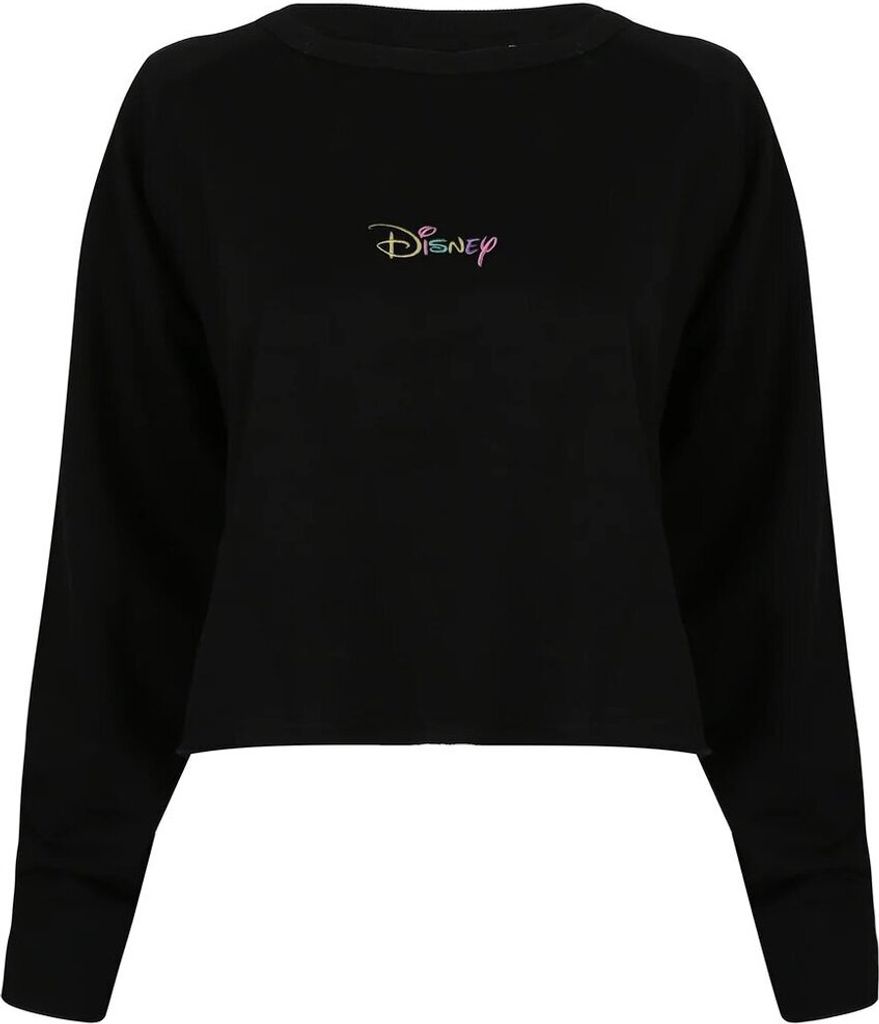 Disney - Kurzes Sweatshirt für Damen TV696 (XL) (Schwarz)