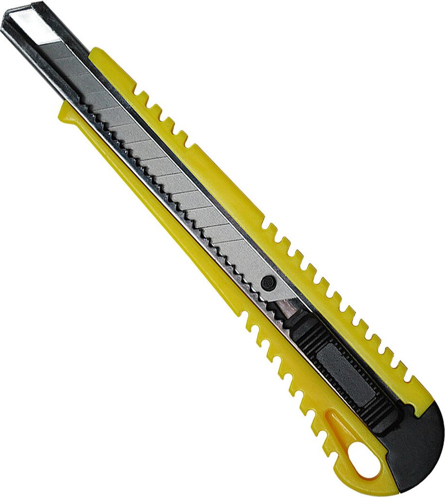 Cuttermesser Teppichmesser Paketmesser Mehrzweckmesser 10x GELB 9 mm