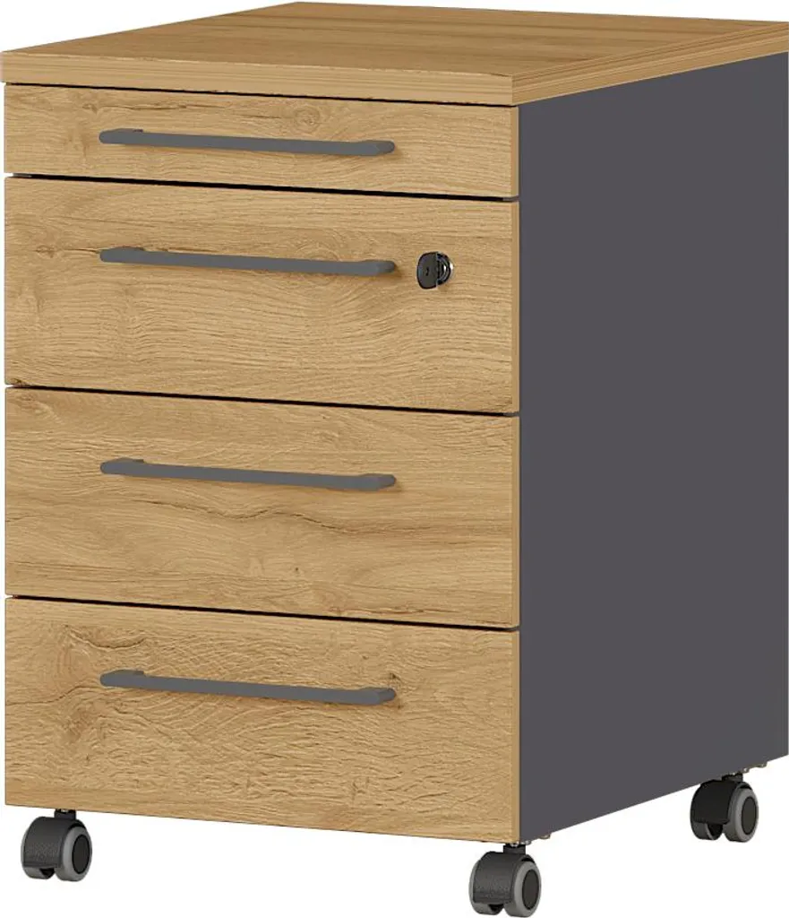 Petit meuble de rangement AGENDA HOME 4239-564 avec 3 tiroirs fluides