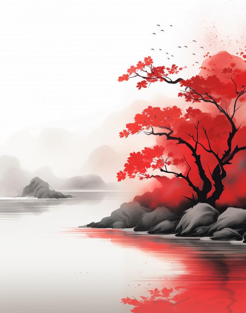 Plakat 64x90cm Ruhe bei der Meditation