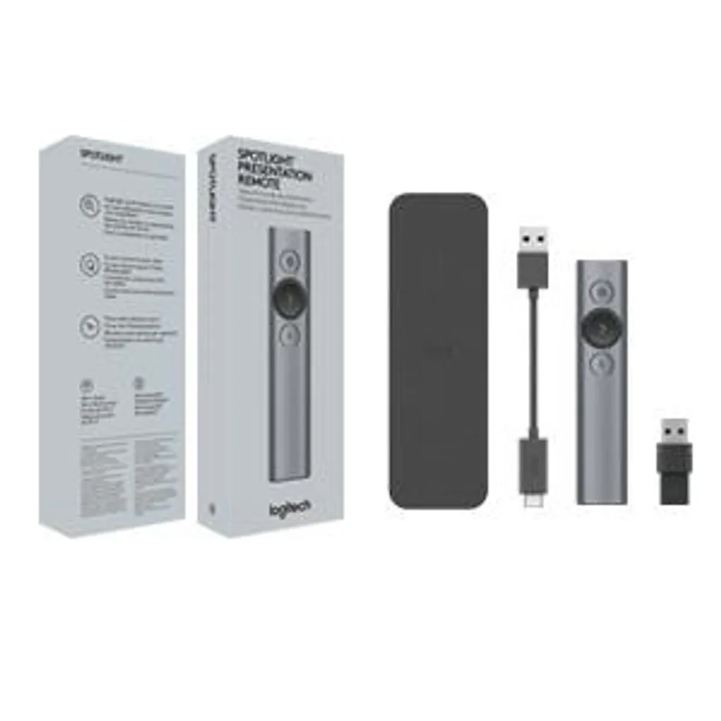 Logitech Spotlight Plus Télécommande de Présentation Bluetooth Graphite - 23