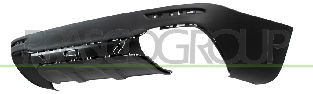 Diffuseur arrière PRASCO ME7301851 pour Mercedes-Benz GLB X247 Noir
