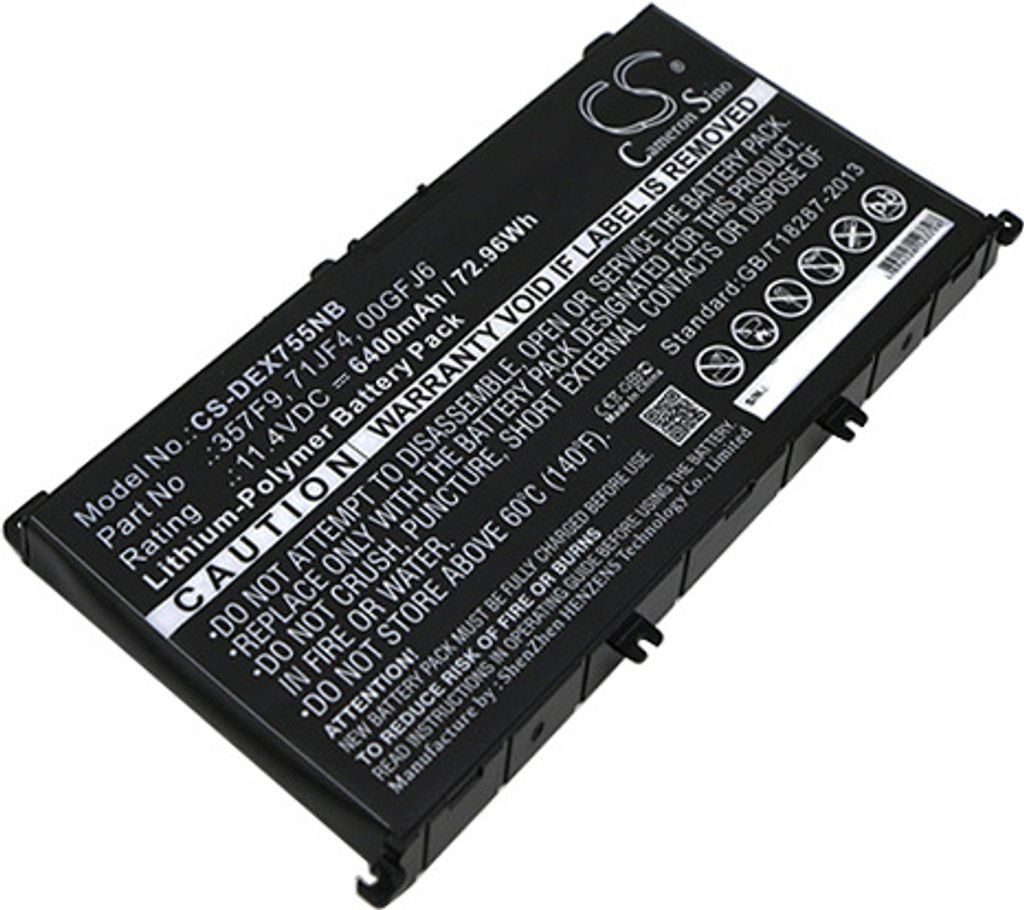 Akku für Dell Inspirion 15PD (equ.71JF4) 6400mAh