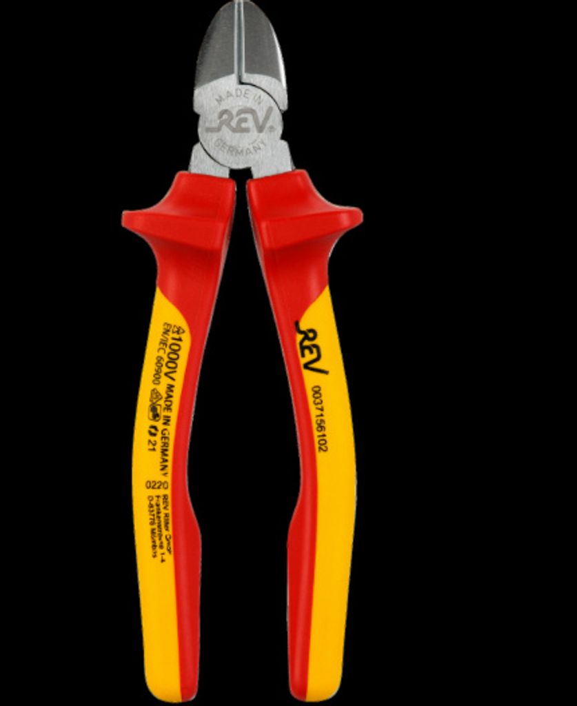 REV Pince coupante 0037156102 - Testé VDE, pour fil dur, Image du produit 