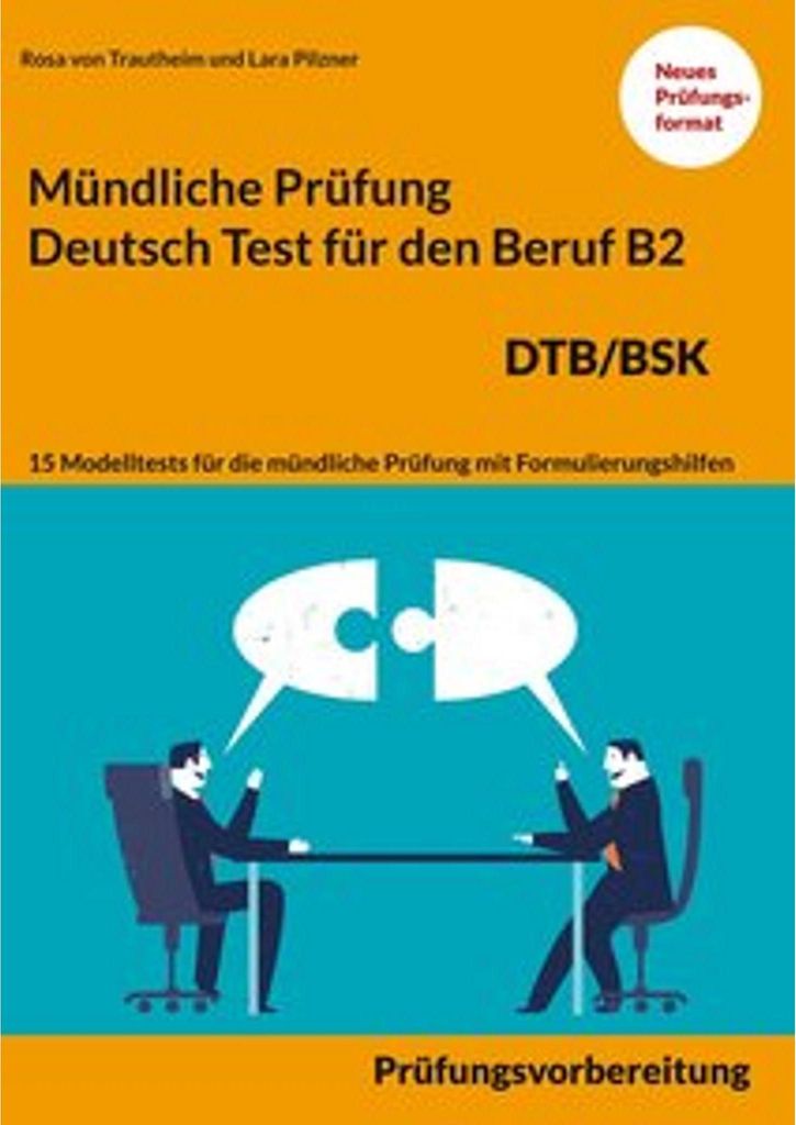 Mündliche Prüfung Deutsch für den Beruf DTB/BSK B2 Produktbild 