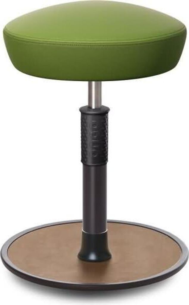 Sitz- Stehhocker Free Regular Hutsitz skai Nature Base h.grün schwarz /Natur.