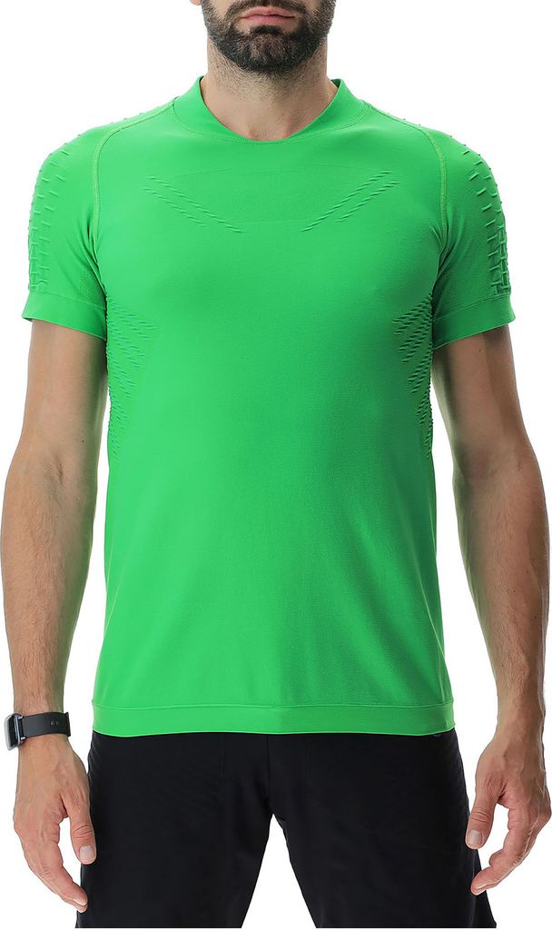 UYN City kurzarm Laufshirt Herren E865 - flag green XXL