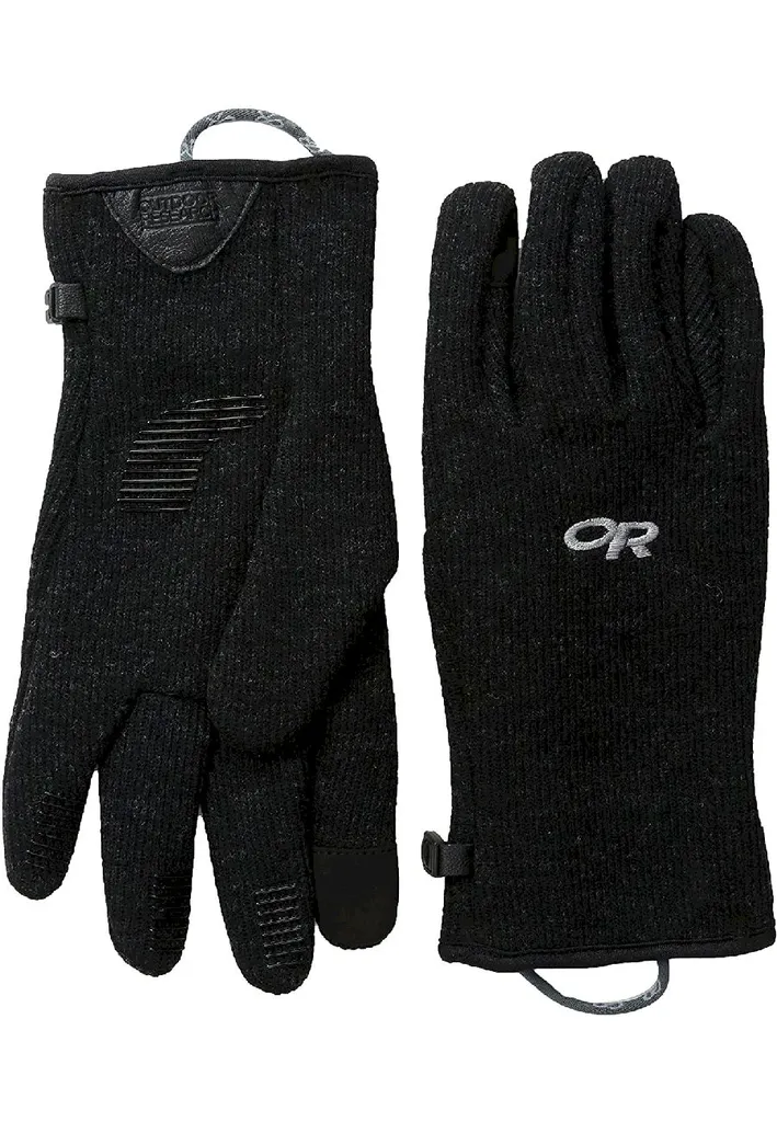 Gants chauds tactiles Outdoor Research Flurry Sensor Noir L 244887 Homme