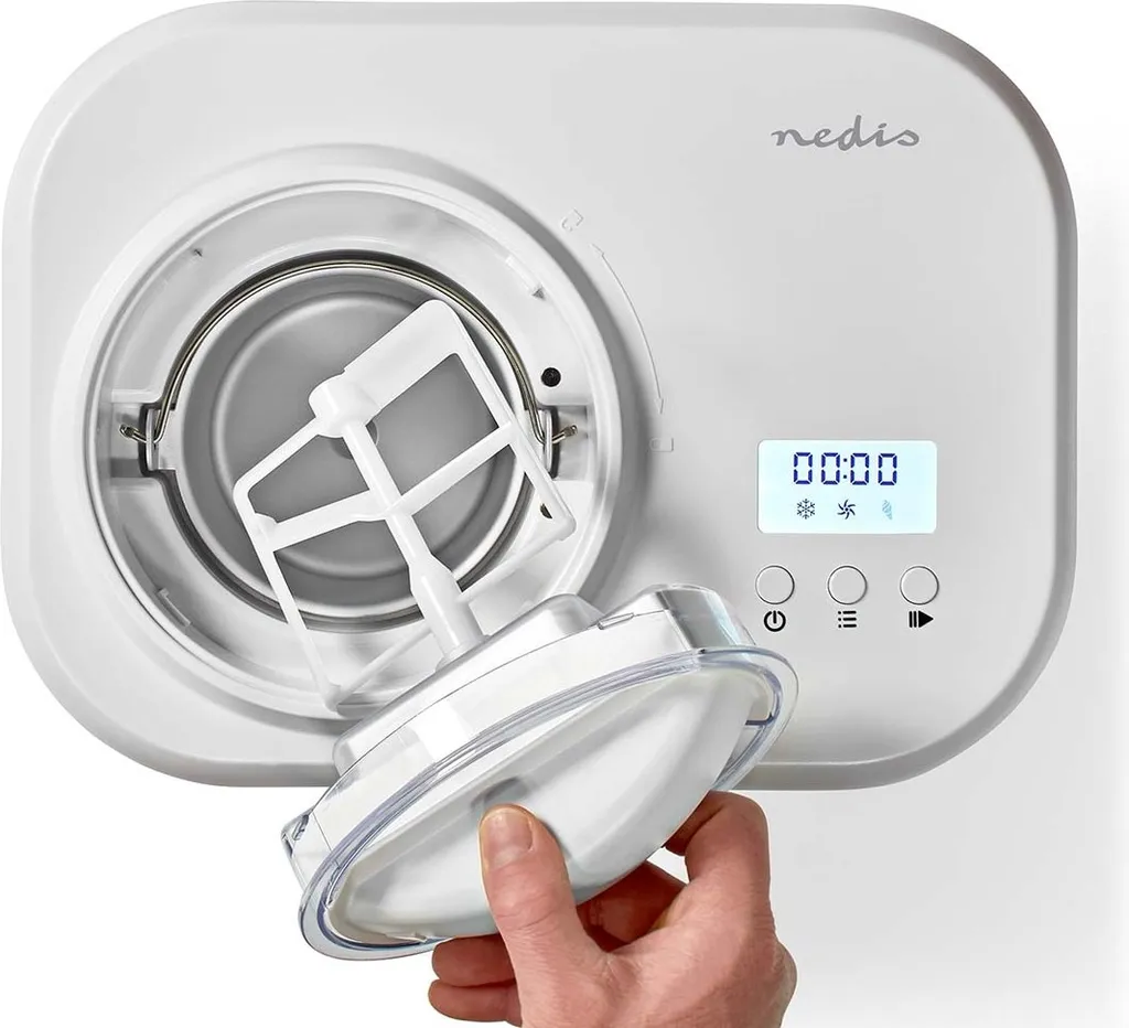 Machine à Glace sans Additifs Nedis 1L : La Solution pour Desserts Faits Maison